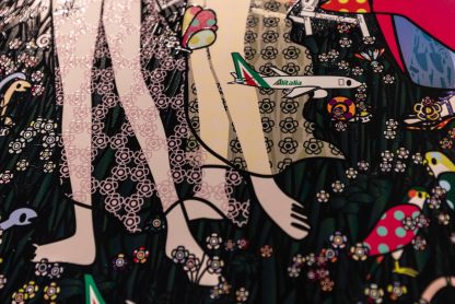 Primavera after Botticelli with Alitalia and kitten - immagine 3